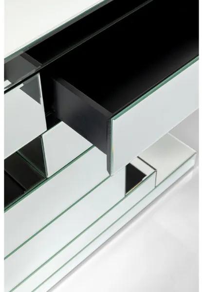 Brick konzolový stolík zrkadlový