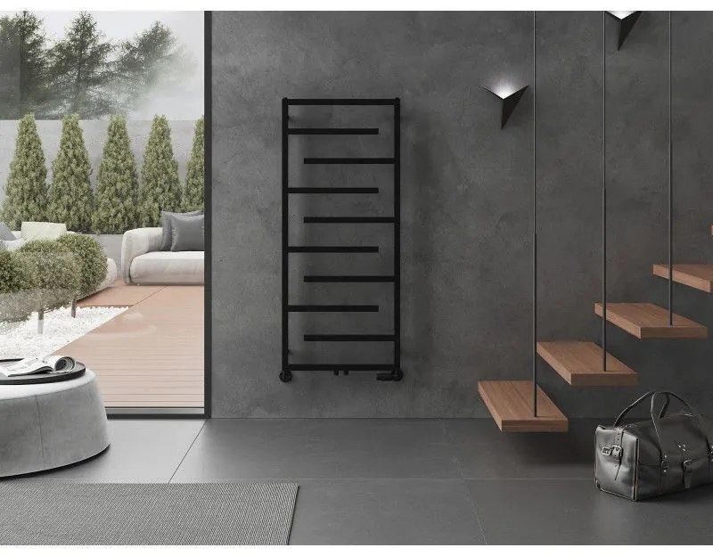 Mexen Orlando, vykurovacie teleso 1380 x 600 mm, 499 W, čierna, W207-1380-600-00-70