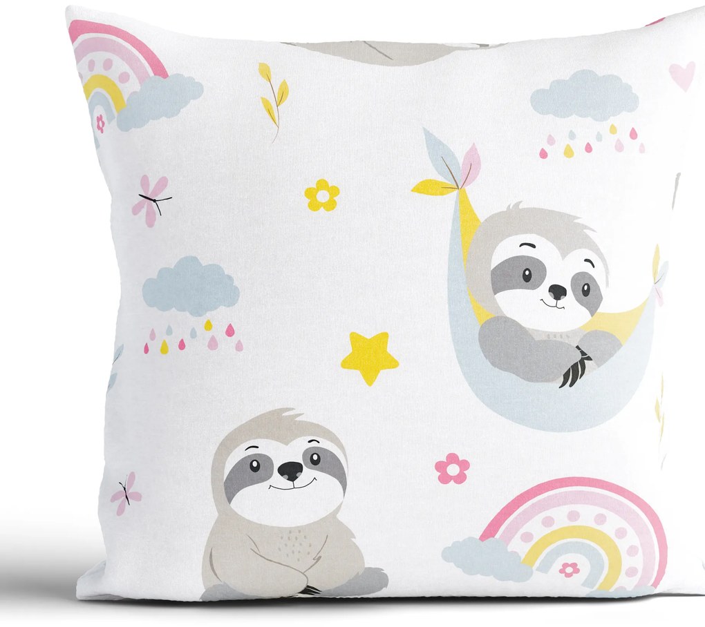 Bavlnená obliečka na vankúšik Renforcé 40 × 40 cm – Leňochod