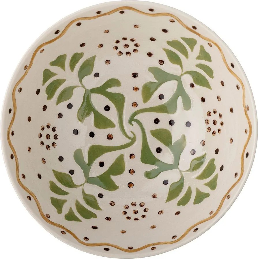 Béžová miska z kameniny 860 ml Heikki – Bloomingville