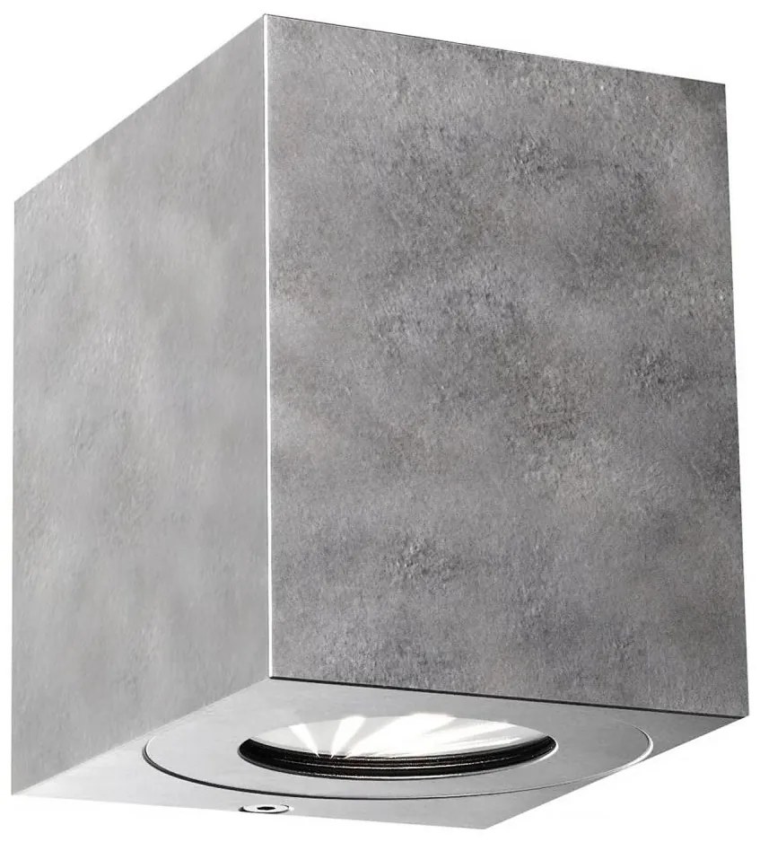 Nordlux - LED Vonkajšie nástenné svietidlo CANTO 2xLED/6W/230V IP44 strieborné