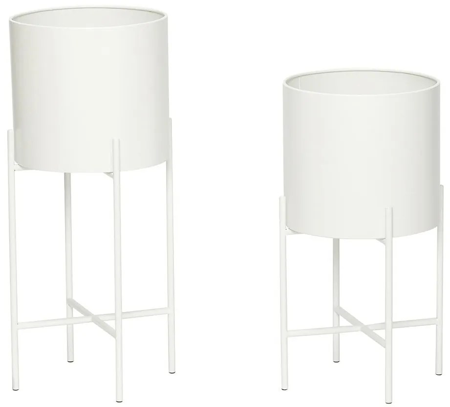 Sada 2 ks Kvetináč Airy ∅ 25 × 45, ∅ 25 × 55 cm