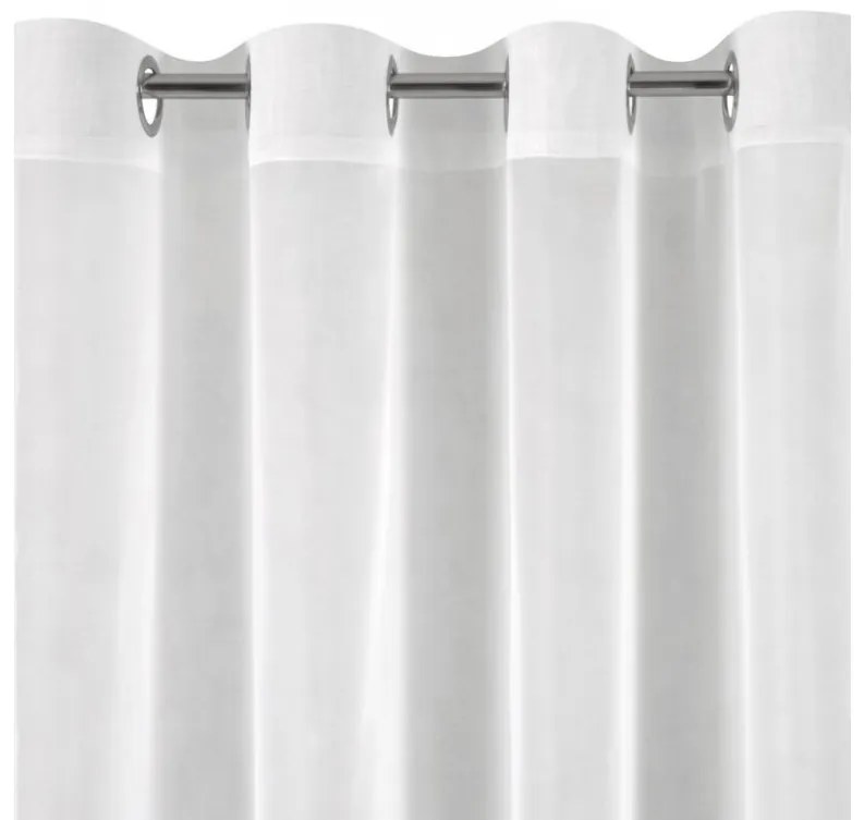 DECOREUM klasická záclona 300 cm x 250 cm biela 100 % polyester 96925
