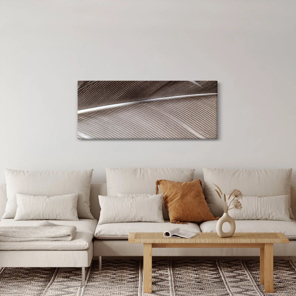 Abstraktný obraz vlákien (120x50 cm)