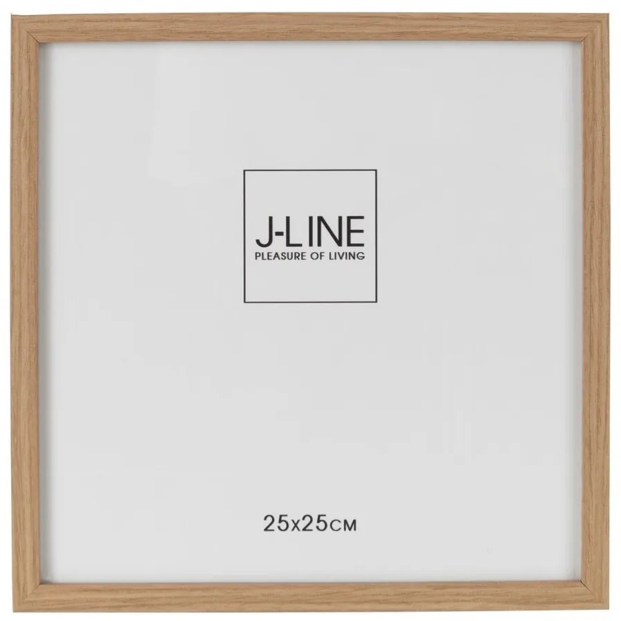 Hnedý drevený fotorámik Ninna XL - 27*1,5*27 cm / 25*25 cm