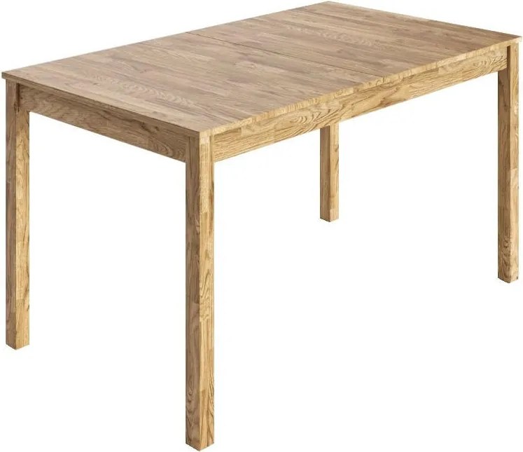 XXXLutz JEDÁLENSKÝ STÔL, čierna, farba duba, 160(200)/80/75 cm P & B - Stoly - 001427001301