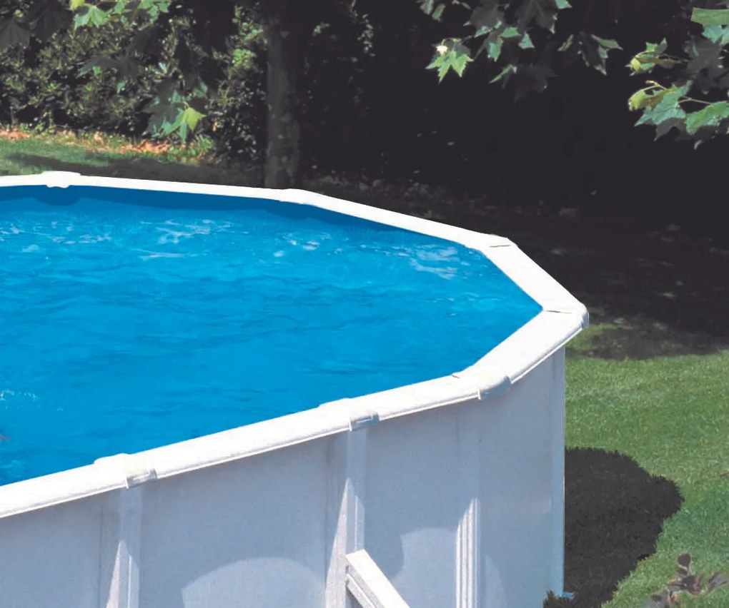 Planet Pool Nadzemný bazén s oceľovou stenou Classic white/blue 5,35 x 3 x 1,2 41029