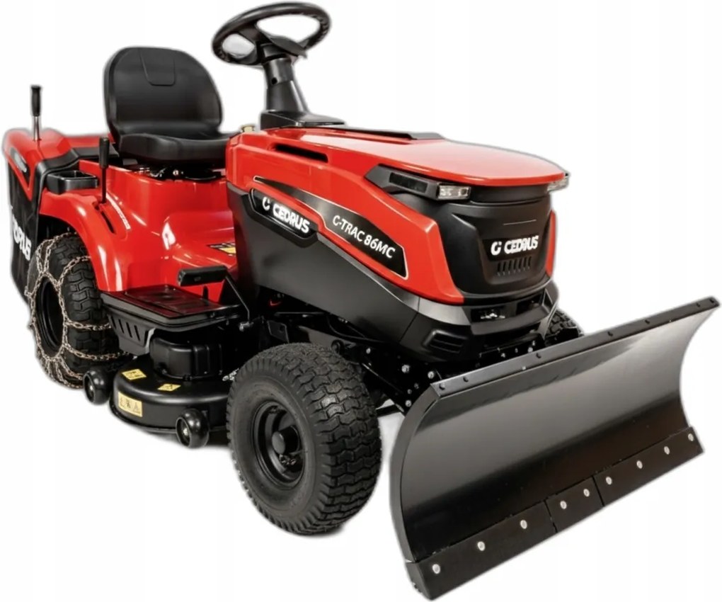 Snehová fréza traktorová benzínová kosačka Cedrus C-TRAC-86MC traktor s pluhom
