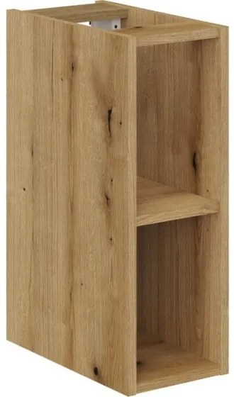 Kúpeľňová zostava Nova Black 100 cm so skrinkami a umývadlom čierna/dub evoke