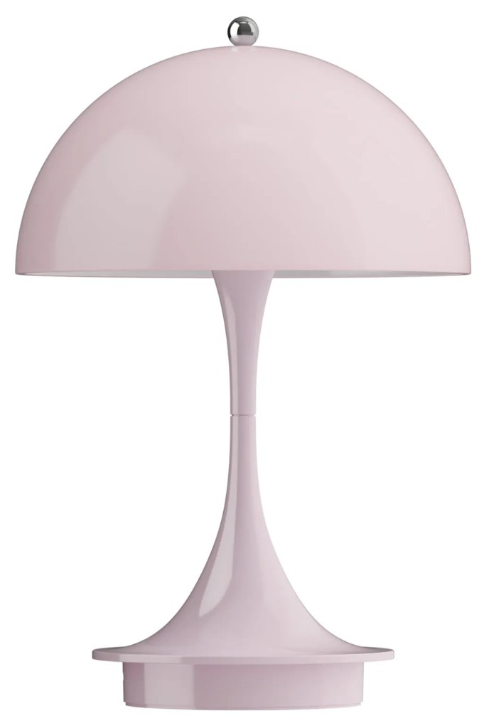 Louis Poulsen Prenosná lampa Panthella 160 V3 Opal Pale rose