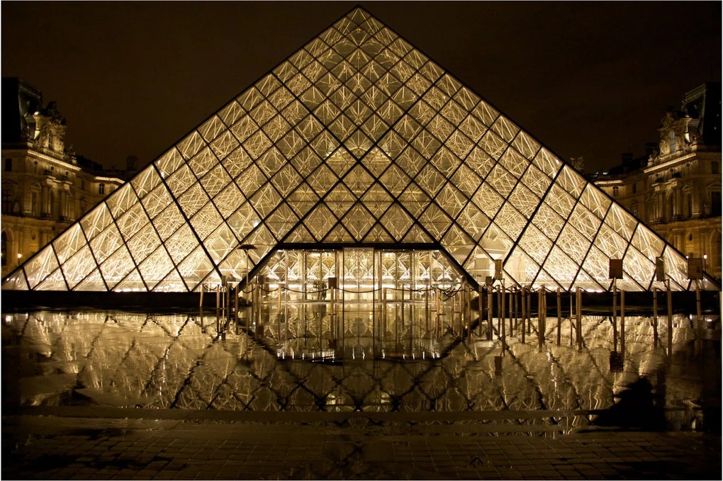 Obraz Louvre (90x60 cm)