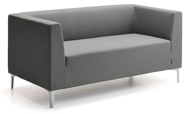 Pohovka CASUAL, 2-miestna, látka CURA, antracit