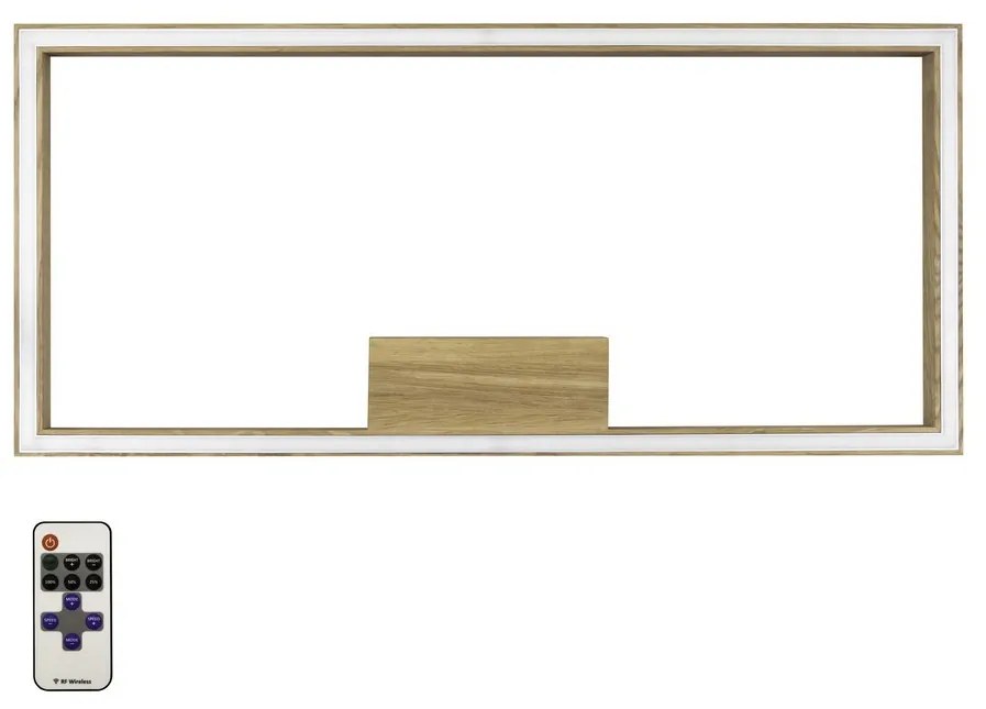 Spot-Light 91401174 - LED stmievateľné svietidlo RAMME LED/34W/230V + DO matný dub