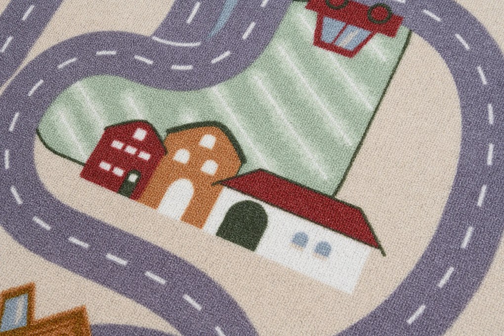 Detský kusový koberec Scanroad 39, 120x170, viacfarebná, detská izba, Vopi