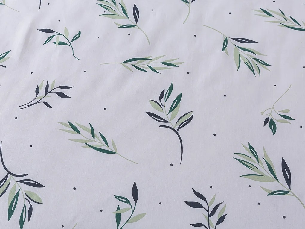 XPOSE® Bavlnené Renforcé obliečky OLIVOVÉ RATOLESTI