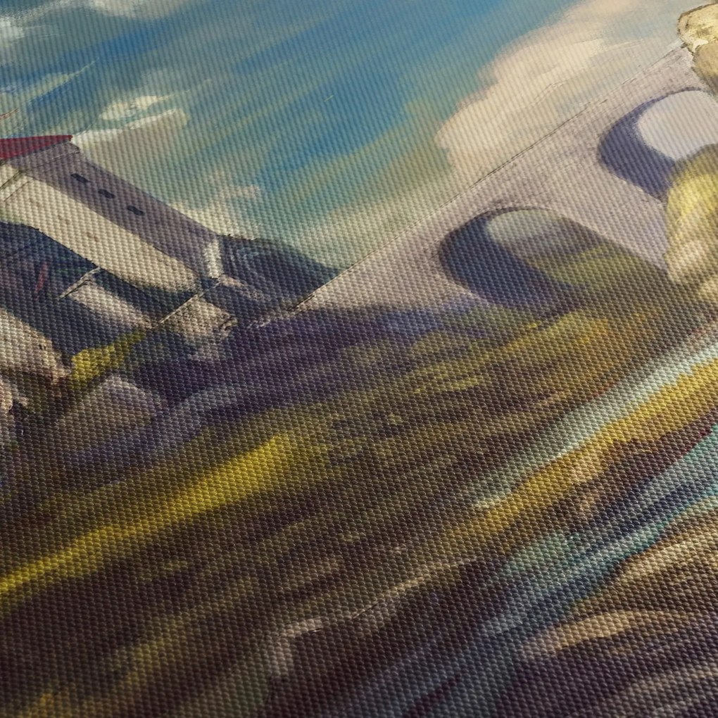 Obraz - Stredoveký hrad (120x50 cm)