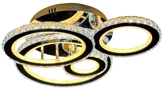 LED Stmievateľný prisadený luster LED/120W/230V 3000-6500K + diaľkové ovládanie