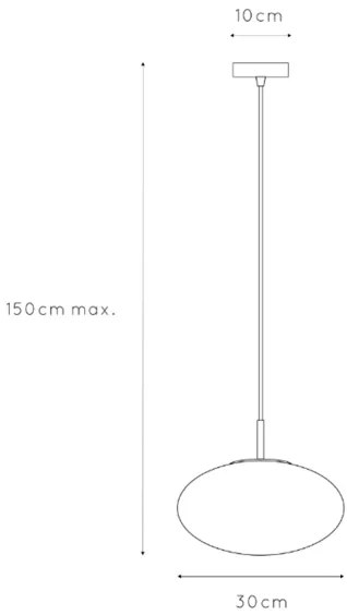 ONLI - Luster na lanku JANET 1xE27/6W/230V pr. 30 cm