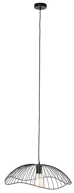 Dizajnové závesné svietidlo čierne 50 cm - Pua