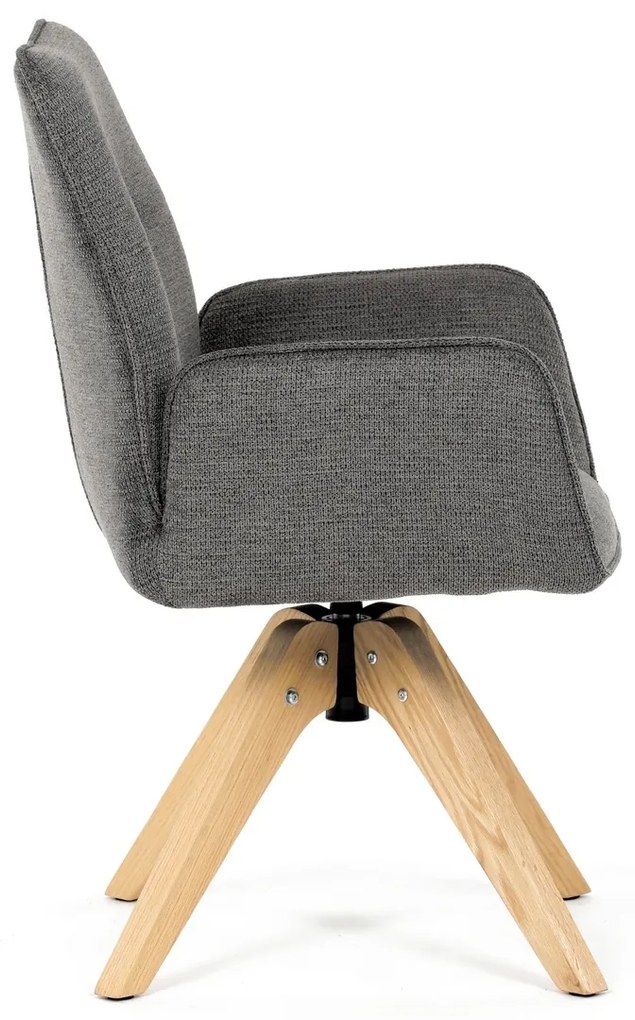 Jedálenská stolička DCH-C2148 GREY2 s vodoodolnýmpoťahom