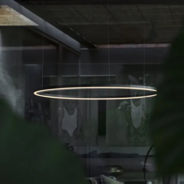 Ideal Lux - LED závesné svietidlo na lanku ORACLE LED/83W/230V 3000K pr. 150 cm čierna