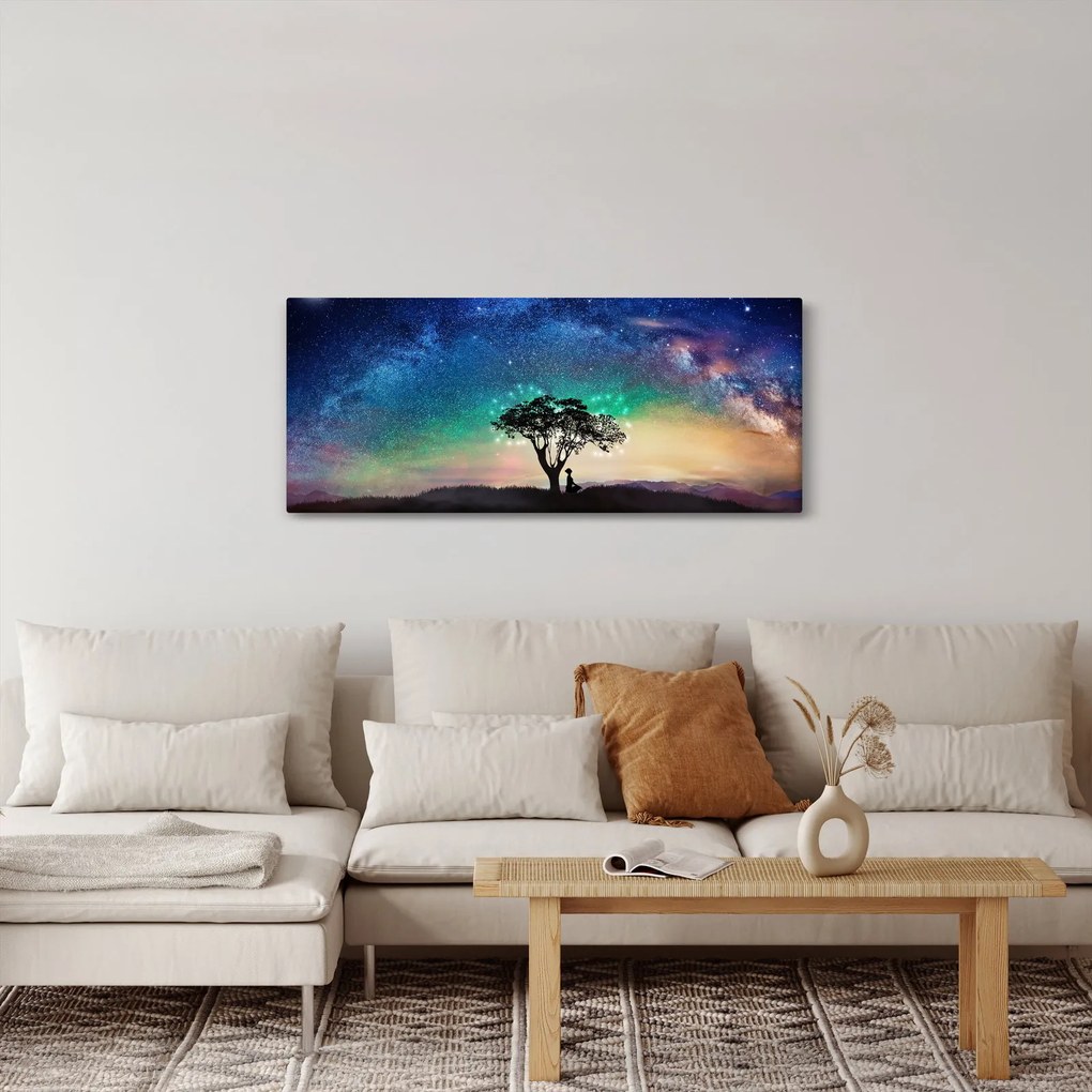 Obraz - Odpočinok pod hviezdami (120x50 cm)