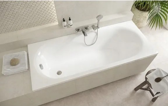 Cersanit Octavia, akrylátová vaňa 140x70cm + nožičky, biela, S301-250