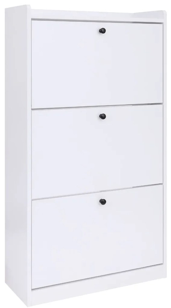 Skrinka na topánky Rivo White