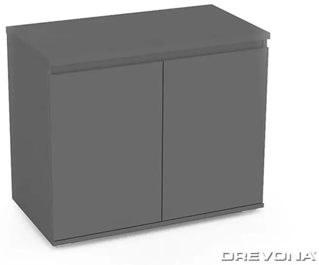 Drevona, komoda REA AMY 6, dub Bardolino