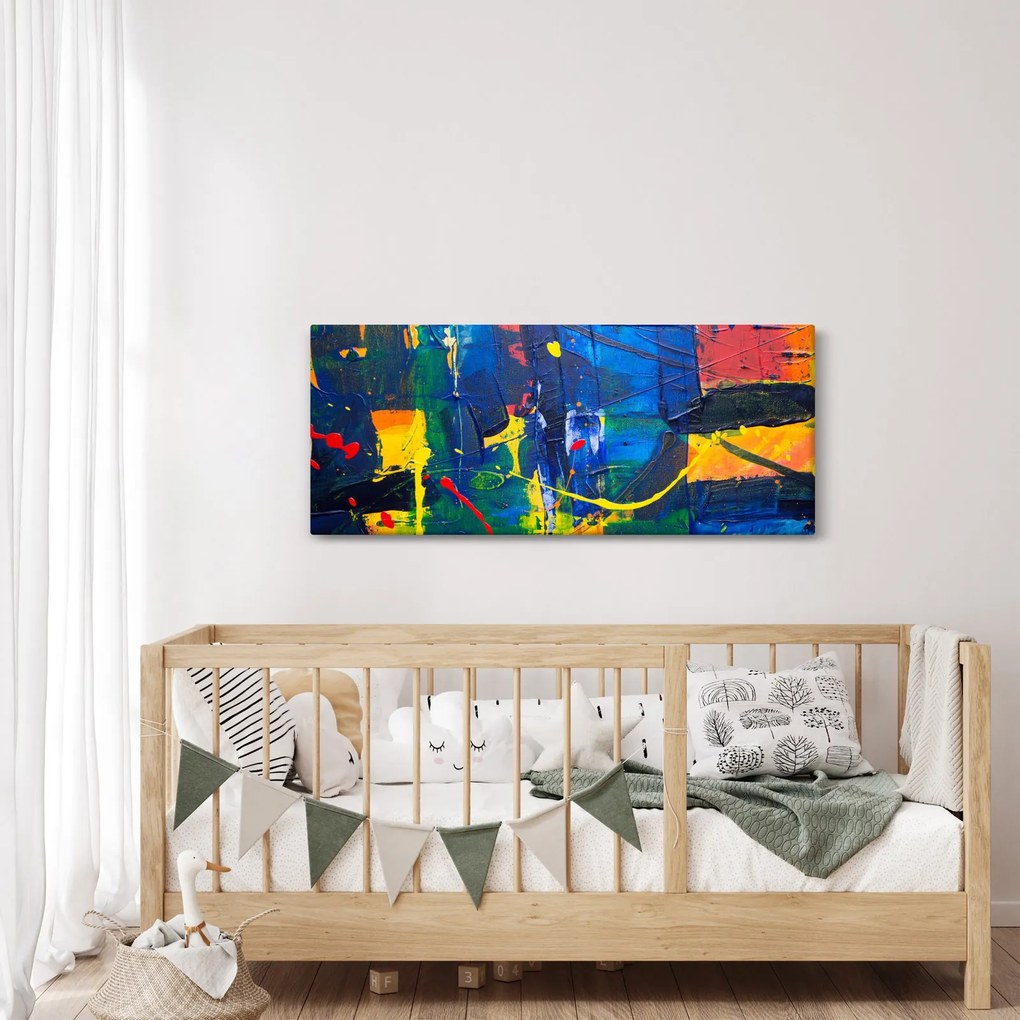 Obraz - Abstrakcia (120x50 cm)