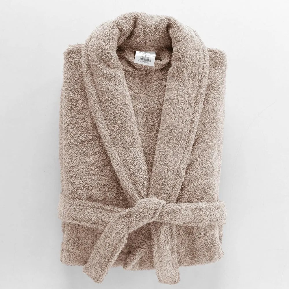 Svetlohnedý bavlnený župan veľkosť M Tendresse – douceur d'intérieur