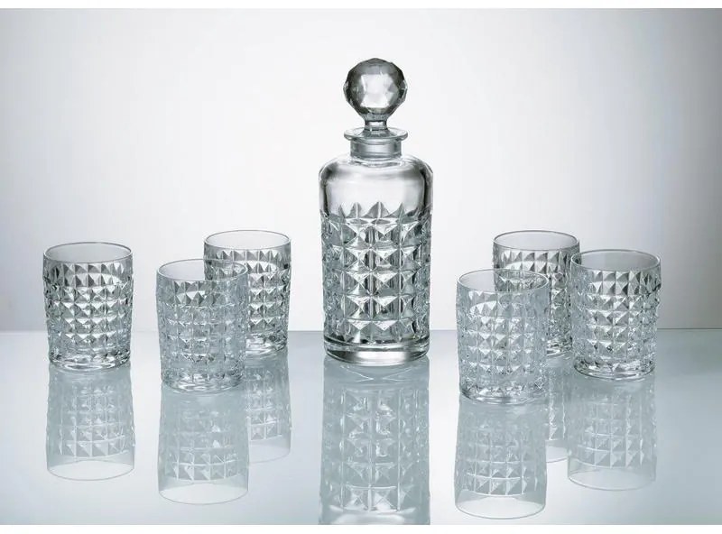 BOHEMIA DIAMOND WHISKY SADA 1+6 KS