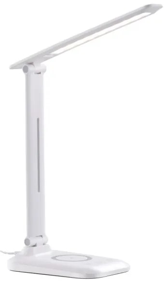 Immax 09107L - LED stmievateľná stolná lampa s bezdrôtovým nabíjaním QI LUMI LED/7W/230V biela