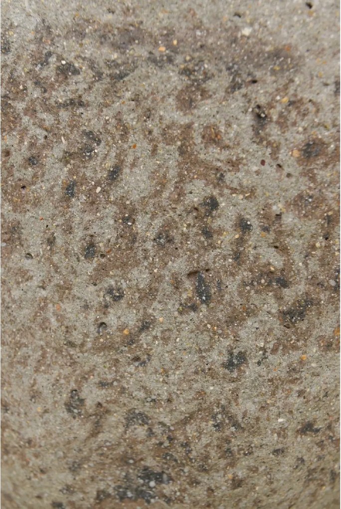 Okrúhly kvetináč LONDA, vláknocement, 25x22 cm, sivý