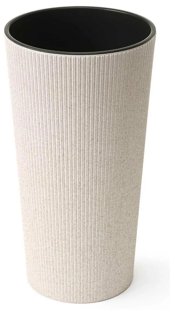 PLASTOVÝ KVETINÁČ URBANIKA ECO 46X25 CM BÉŽOVÁ