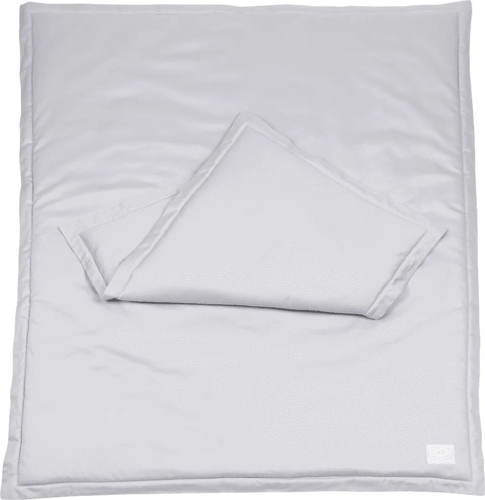 Sada do postieľok s rámom tmavo šedá 50x65cm