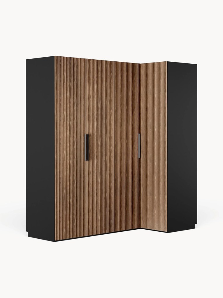 Modulárna rohová šatníková skriňa Simone, Š 215 cm, rôzne veľkosti