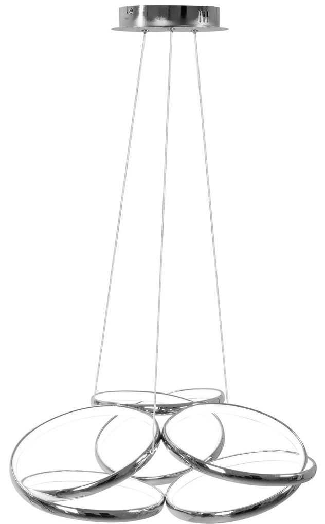 Toolight - LED závesná lampa APP795-CP, chrómová, OSW-05501