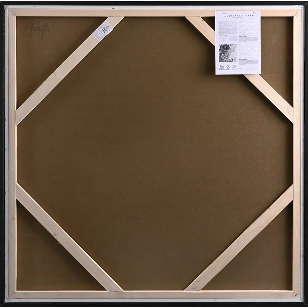 Ručne maľovaný obraz 100x100 cm Spinning Around – Malerifabrikken