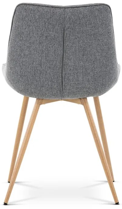 BONTEC Jedálenská stolička, šedá, látka, CT-394 GREY2 Farba: Šedá