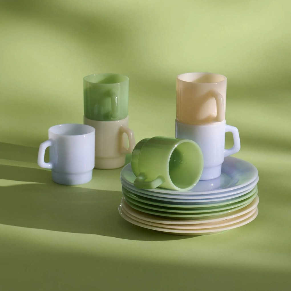 Ib Laursen Hrnček z borosilikátového skla Colours modrý