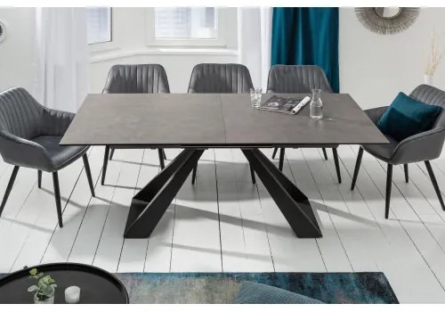 Rozkladací jedálenský stôl 40648 180/230 x 90cm Anthracite Ceramik  - Komfort-nábytok