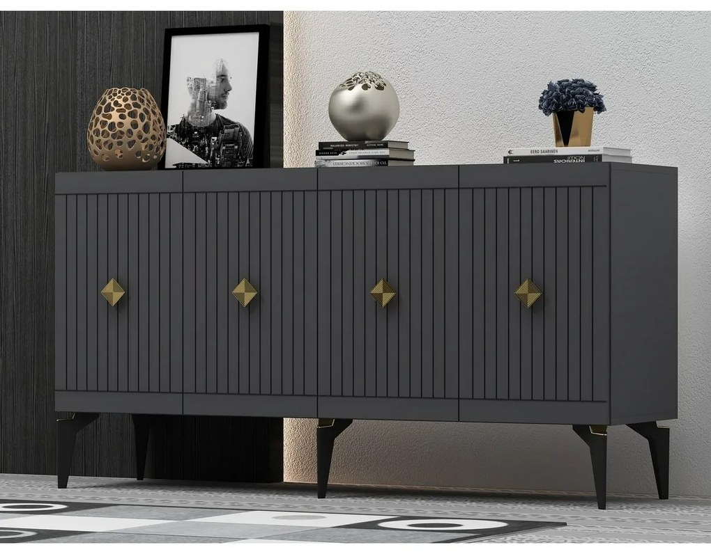 Skrinka Midas Anthracite and Gold