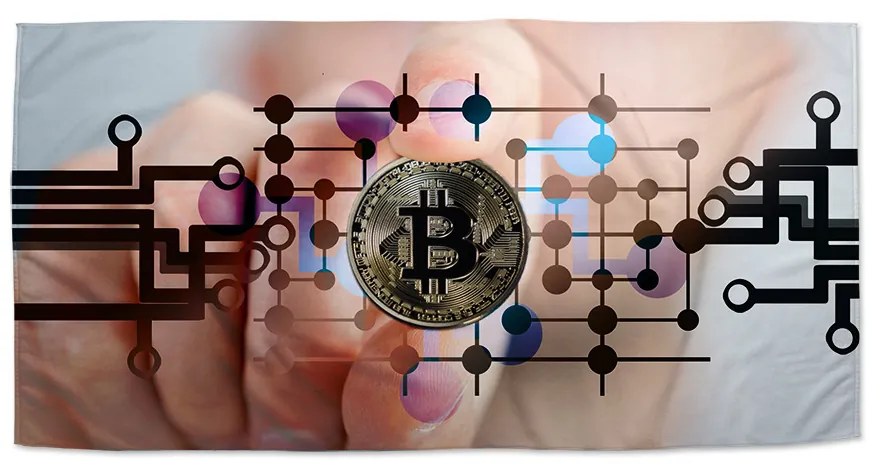Sablio Uterák Bitcoin - 30x50 cm
