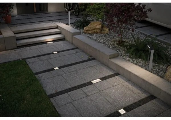 Paulmann 93774 - LED/0,24W IP67 Solárne nájazdové svietidlo CUBE 1,2V