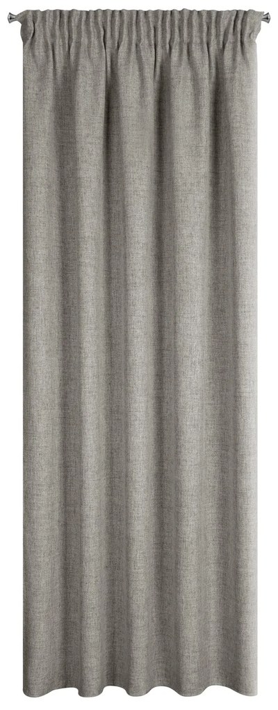 ZÁVES NA PÁSKE JULA2 140X270 CM TMAVOBÉŽOVÁ