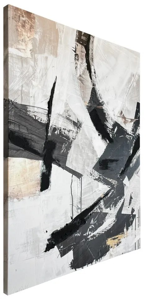 Obraz s ručne maľovanými prvkami 70x100 cm Ash – Styler