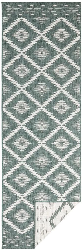 NORTHRUGS - Hanse Home koberce Kusový koberec Twin Supreme 103431 Malibu green creme – na von aj na doma - 160x230 cm