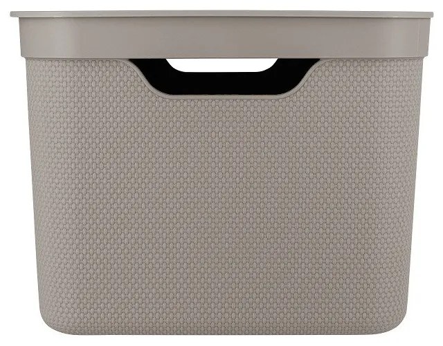 Plastový úložný box s vekom Deco - Rotho