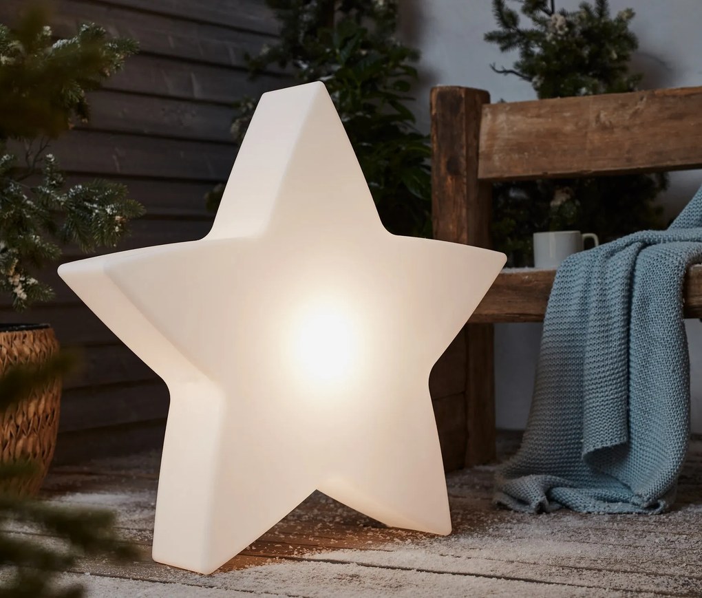 Vonkajšie solárne svietidlo v tvare hviezdy, L
